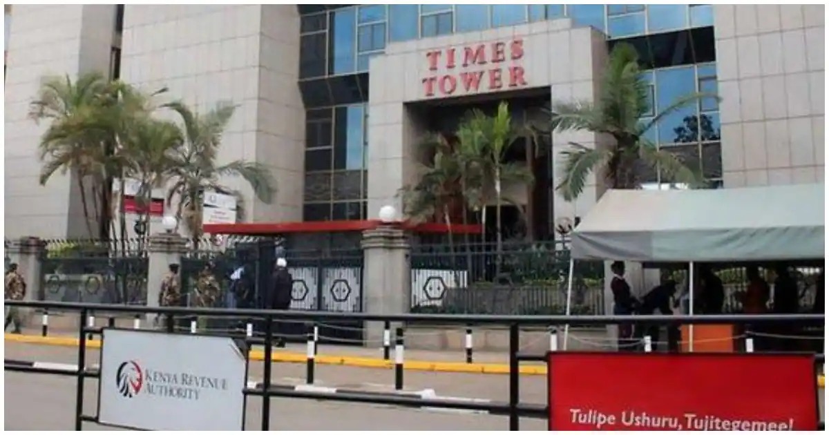 File image of KRA headquarters in Nairobi.